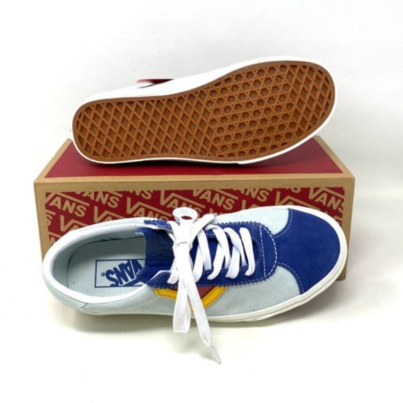 VANS SK8-HI MTE Retro Shoes Women's Multi Leo Suede Casual Blue Skate ALSU00824 - Picture 6 of 11